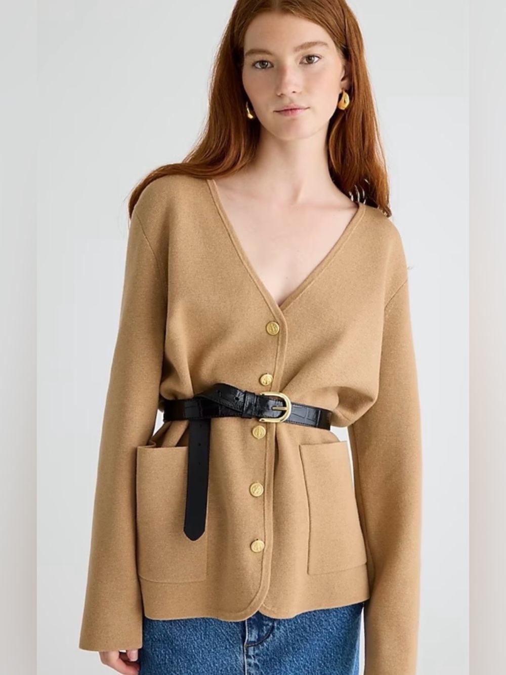 J. Crew Giselle V-Neck Sweater Blazer